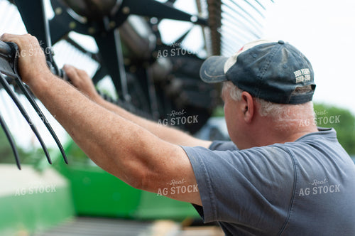 Farmer by Head of Combine 103024