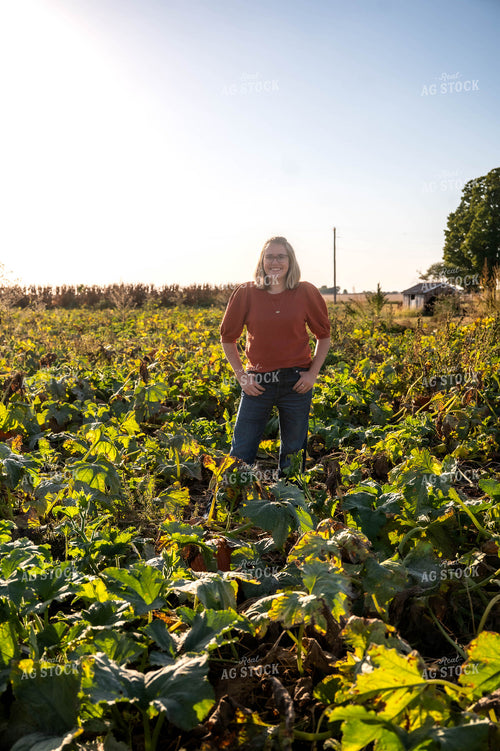 Farmer in Pumpkin Patch 115856