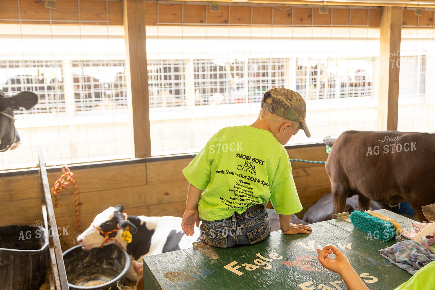 Farm Kid at Cattle Show 161162