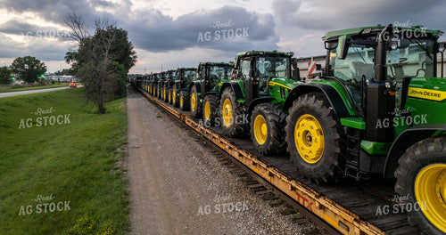 Tractors on Railroad 92003