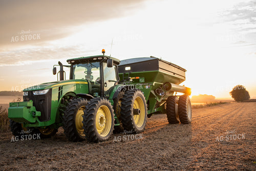 Grain Cart in Soybean Field 76043