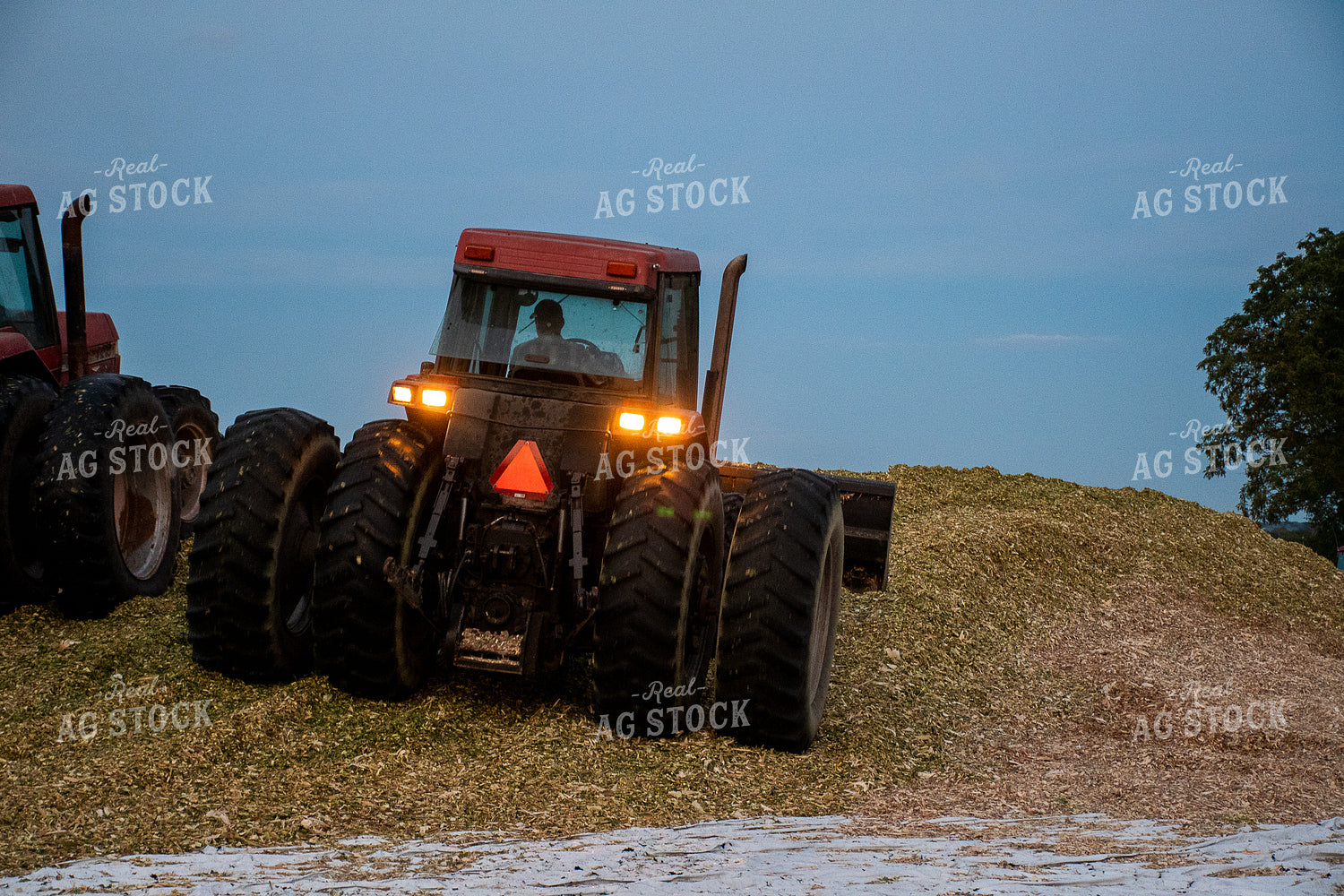 Tractor Getting Animal Feed 50263