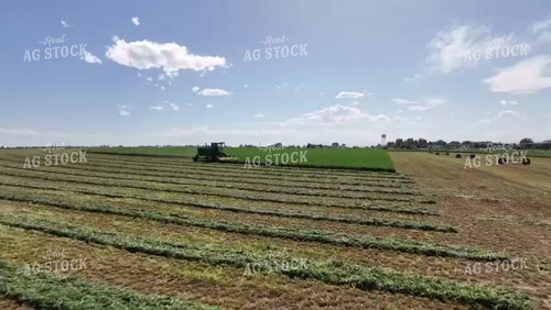 Cutting Alfalfa Field Drone 56401