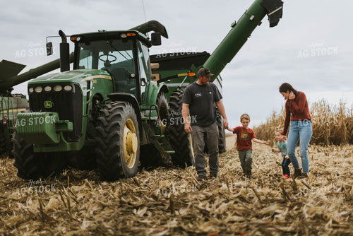 Farm Family in Field 8590