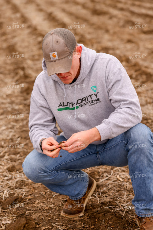 Farmer Checking Soil 161129