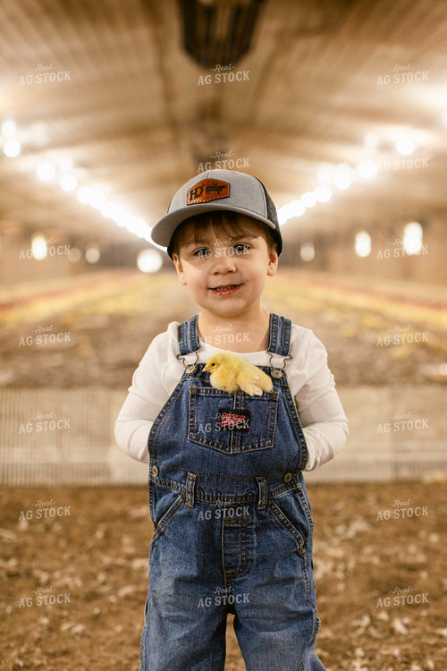 Farm Kid in Chicken Barn 280015