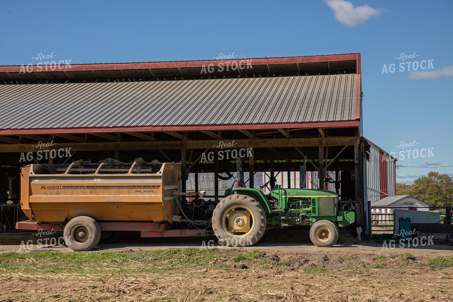 Tractor by Open Air Cattle Barn 142009