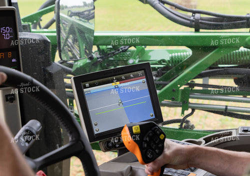 GPS Monitor in Sprayer Cab 79295