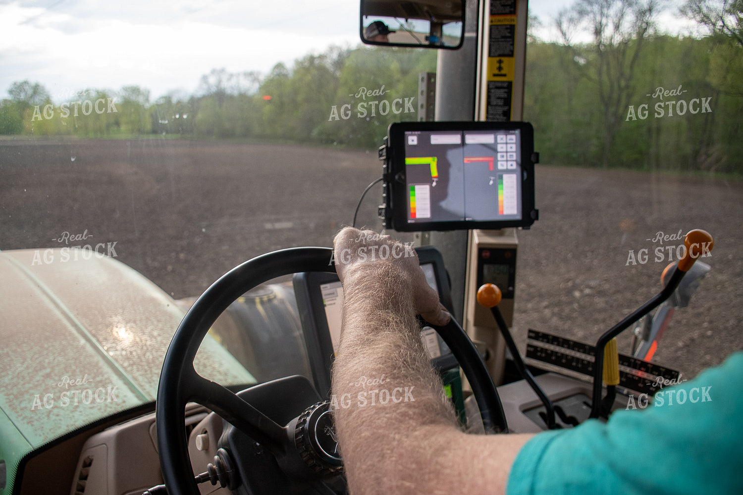 Farmer in Tractor 50279
