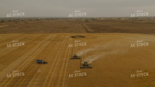 Aerial of Wheat Harvest 187352