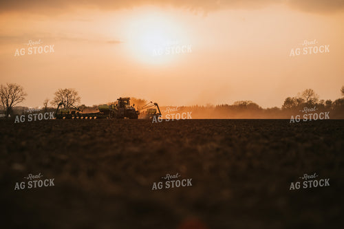 Planter in Field at Sunset 5710