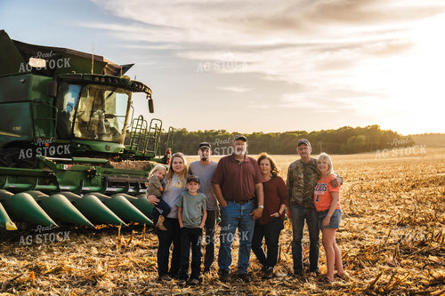 Farm Family by Combine 115374