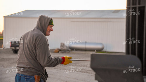 Farmer Preparing the Seed Tender 25193