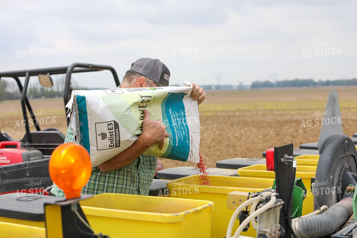 Farmer Filling Planter 160049