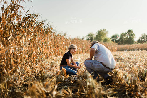 Farmer and Agronomist Talking in Field 8270