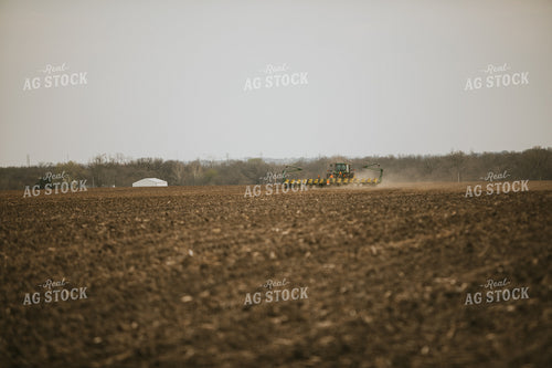 Planting with Tractor and Planter 5471