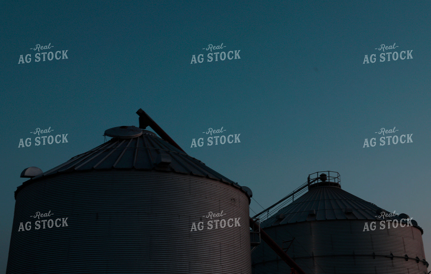Grain Bins at Night 129163