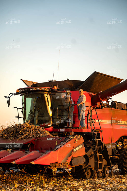Farm Family at Corn Harvest 115912