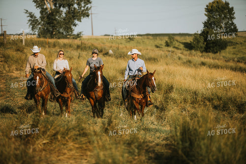 Ranchers on Horses 6379