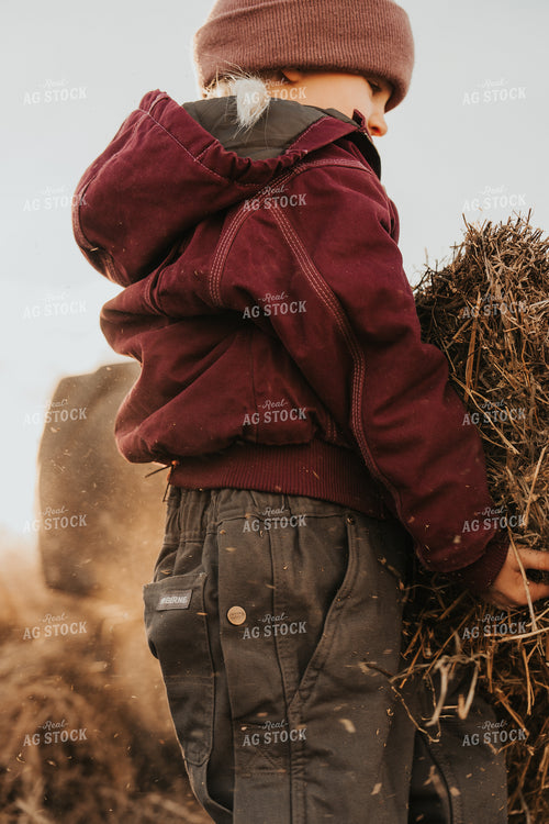 Ranch Kid Doing Chores 61239