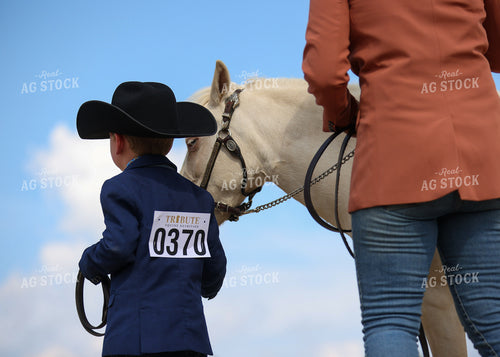 Equestrian With Horse 160075
