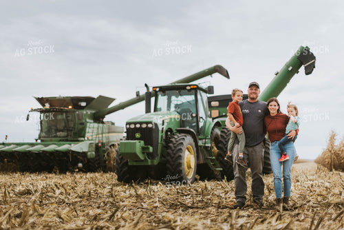 Farm Family in Field 8589