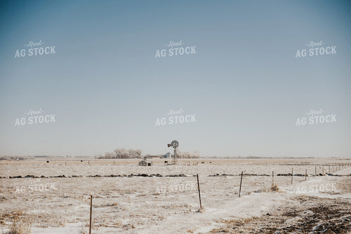 Snowy Pasture and Field 68003