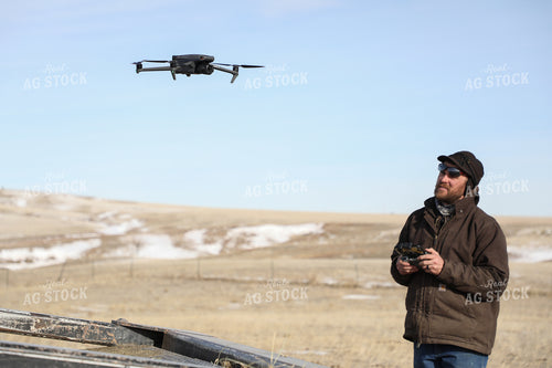 Farmer Flying Drone 117021