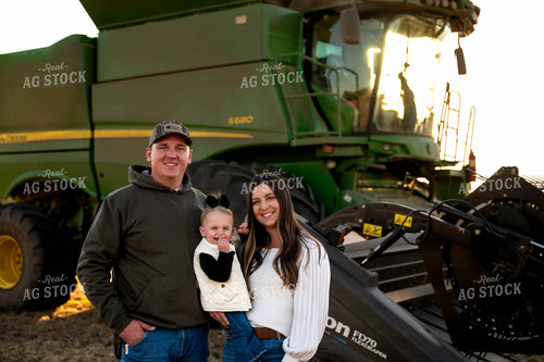 Farm Family by Combine 115436