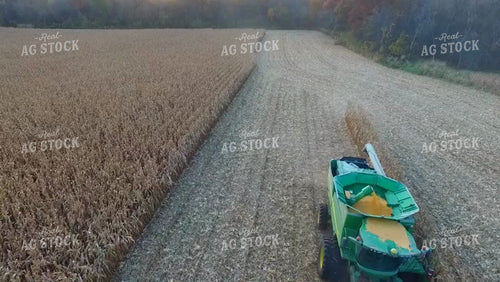 Aerial of Corn Harvest 250028
