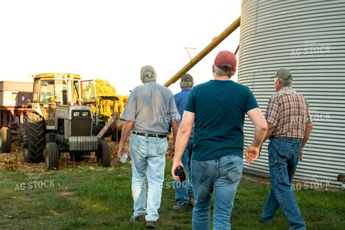Farmers Walking to Field 115867