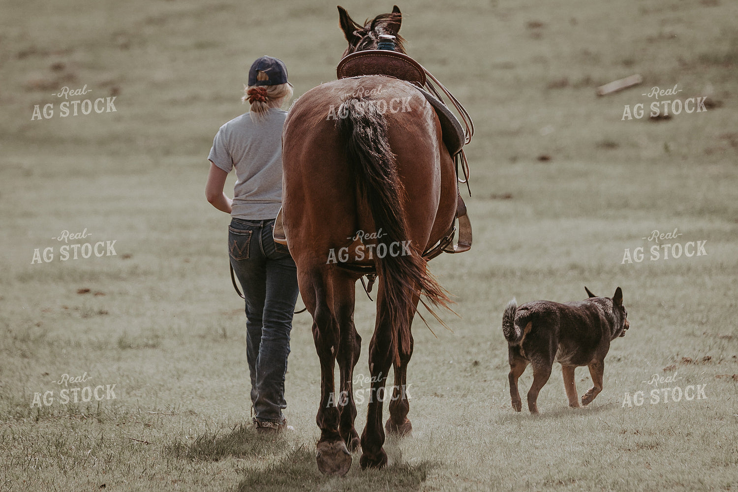 Female Rancher with Horse 202011