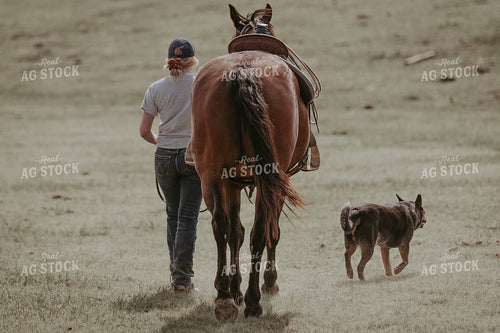 Female Rancher with Horse 202011