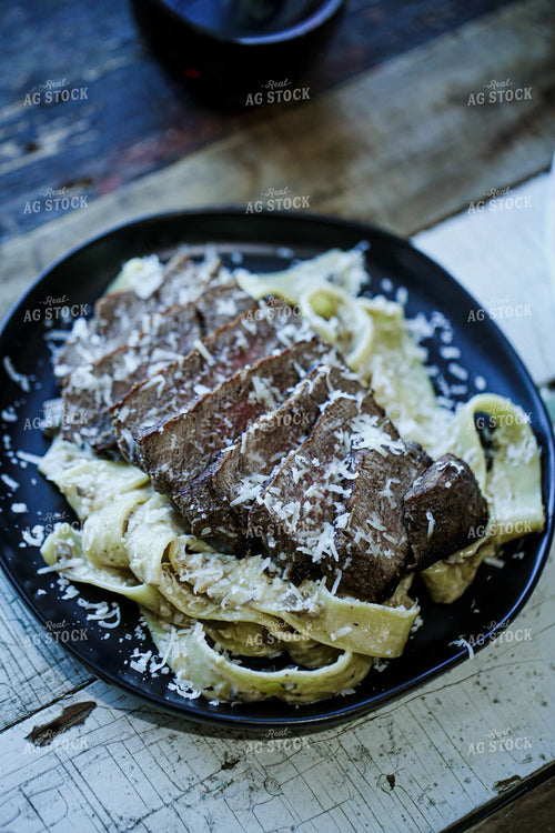 Steak on Homemade Noodles 134004