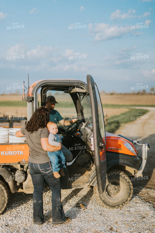 Farm Family In Side by Side 7417