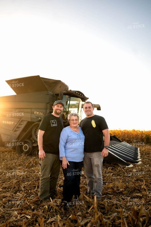 Farm Family by Combine 115555