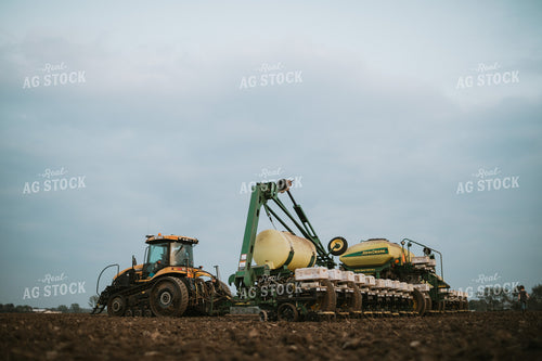 Planter in Field at Sunset 5729