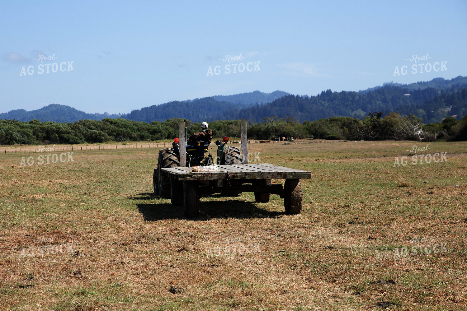 Farmer Relaxing on Tractor 181014