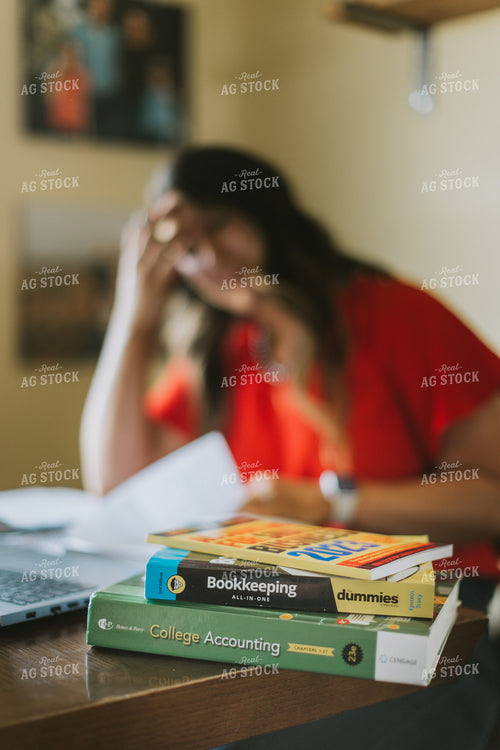Female Farmer on Computer 8108