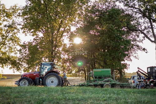 Preparing Cover Crop Seeder 93336