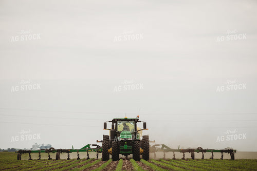 Side Dressing Fertilizer in Corn Field 5748
