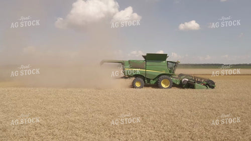 Harvesting Wheat Drone 6551