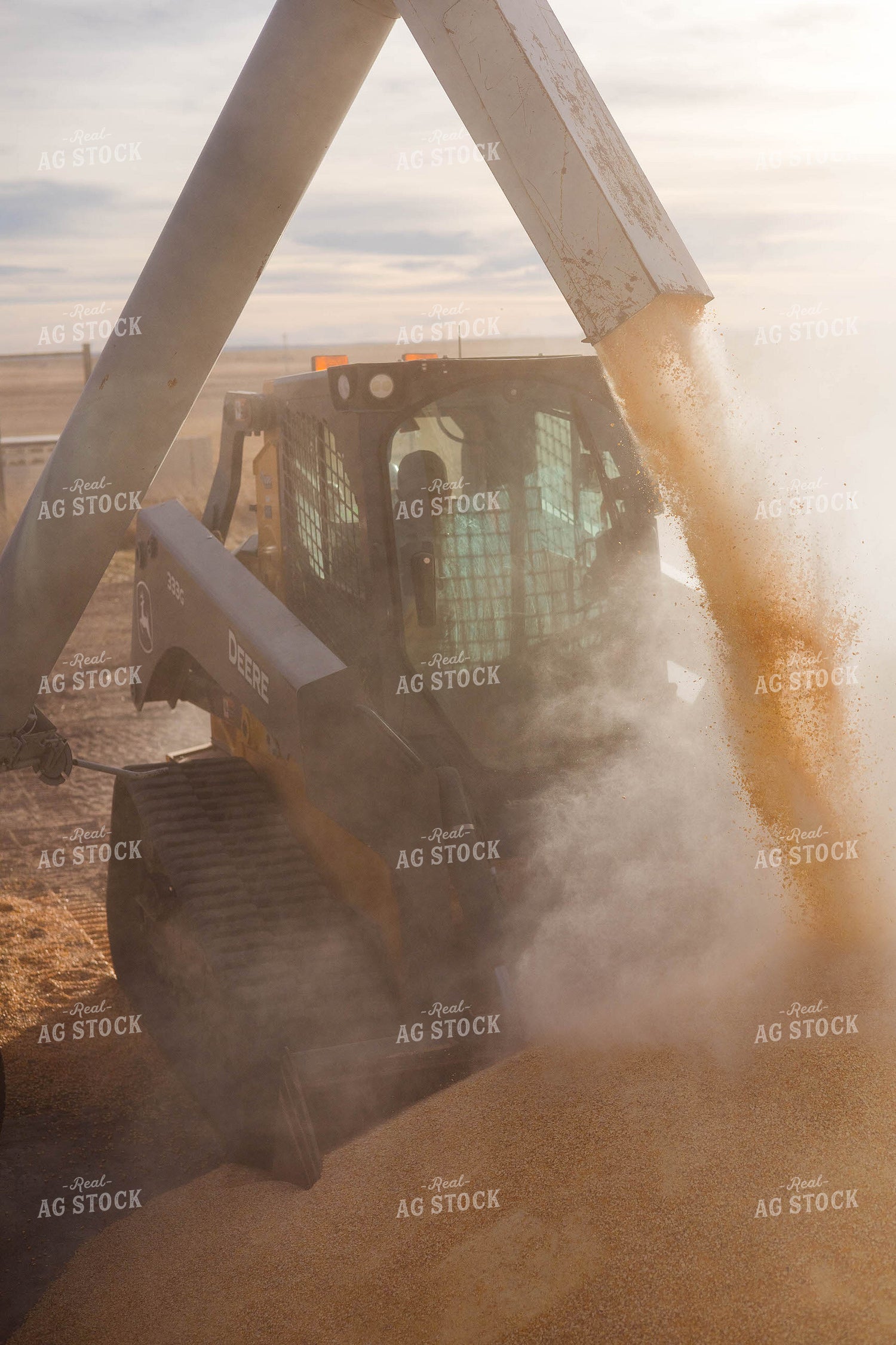 Grinding Corn to Feed Cattle 97241