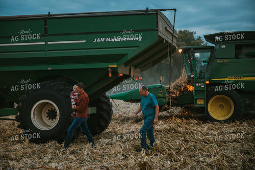 Farm Family in Field 6711