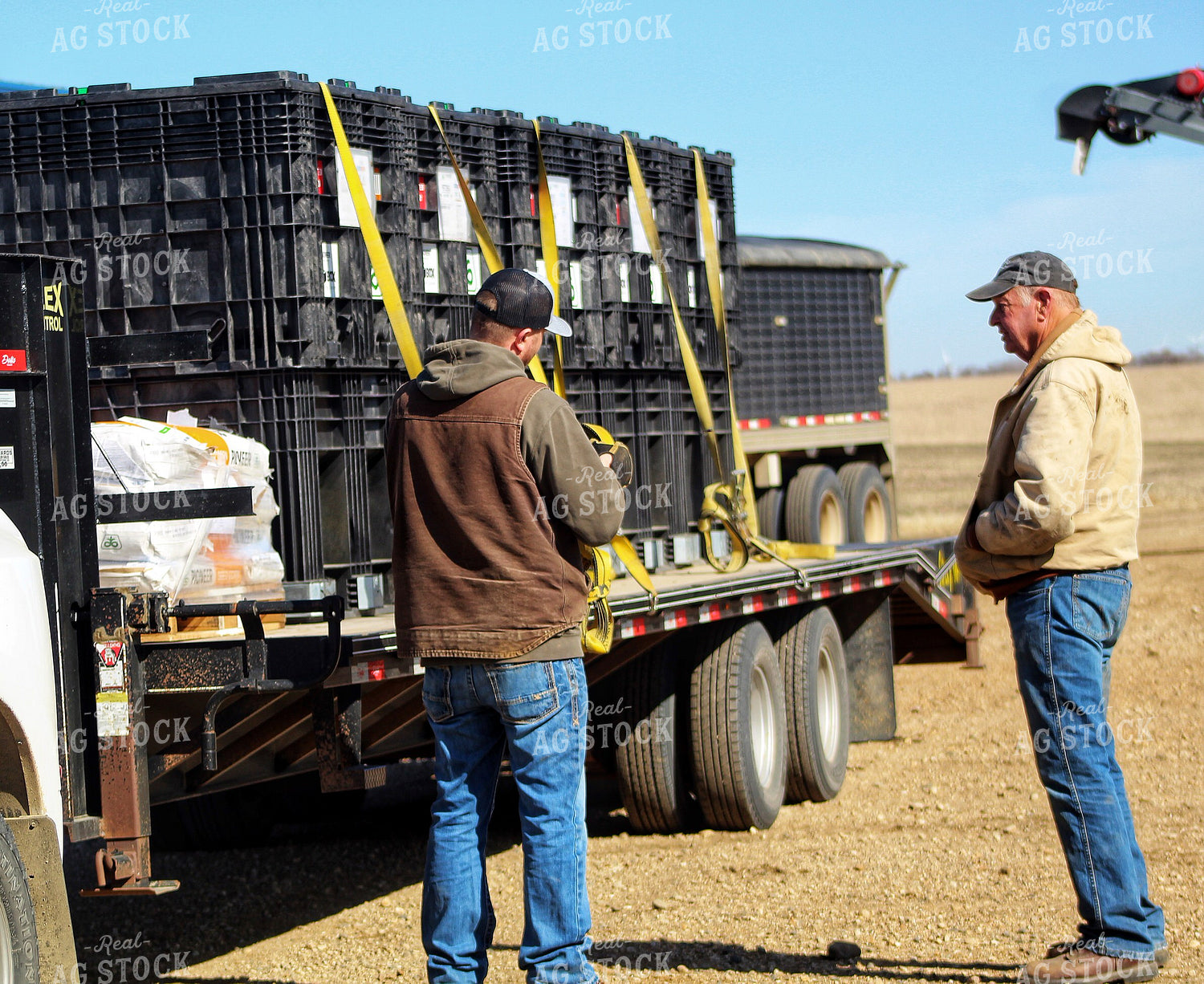 Seed Salesman Unloading Pro Boxes 141225
