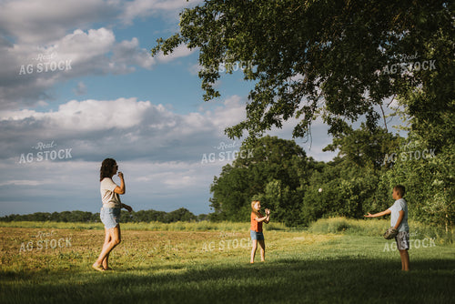 Farm Family Playing 8750