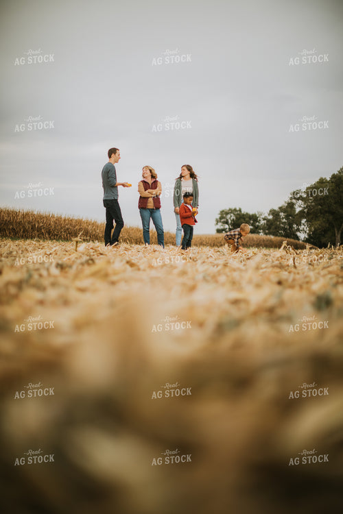 Farm Family in Field 6632