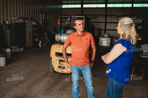 Farmer Talking to his Wife in Shop 4519