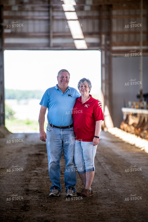 Dairy Farmers in Barn 197036