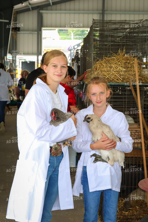 American Flag and 4H Flag at Stock Show 52175